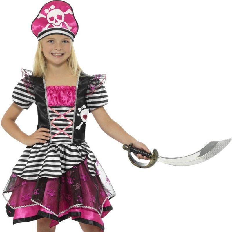 Perfect Pirate Girl Costume - Small Age 4-6