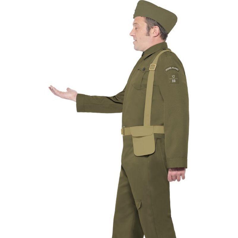 Ww2 Home Guard Private Costume Adult Green Mens
