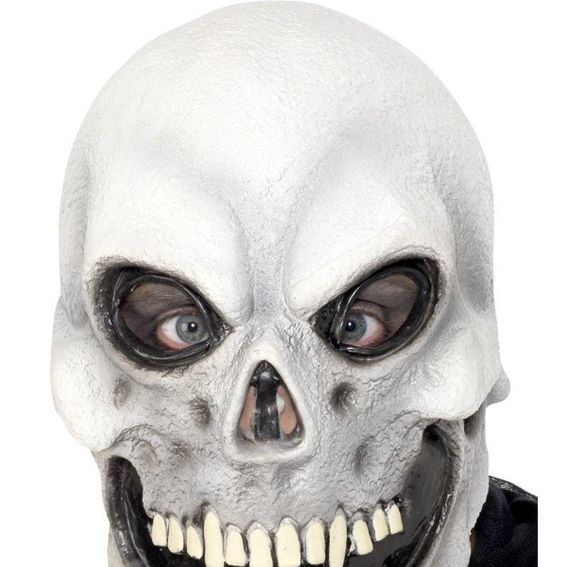 Skull Overhead Mask - One Size Mens White