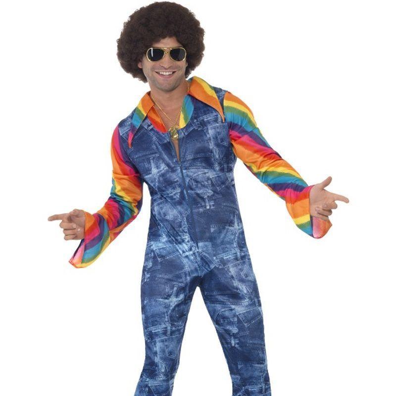 Groovier Dancer Costume - Medium Mens Blue