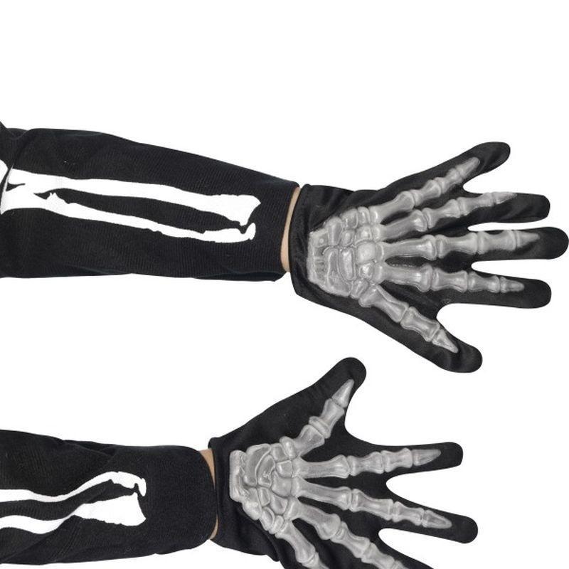 Skeleton Gloves, Child - One Size