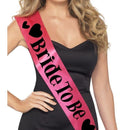 Bride To Be Sash Adult Pink Womens -1
