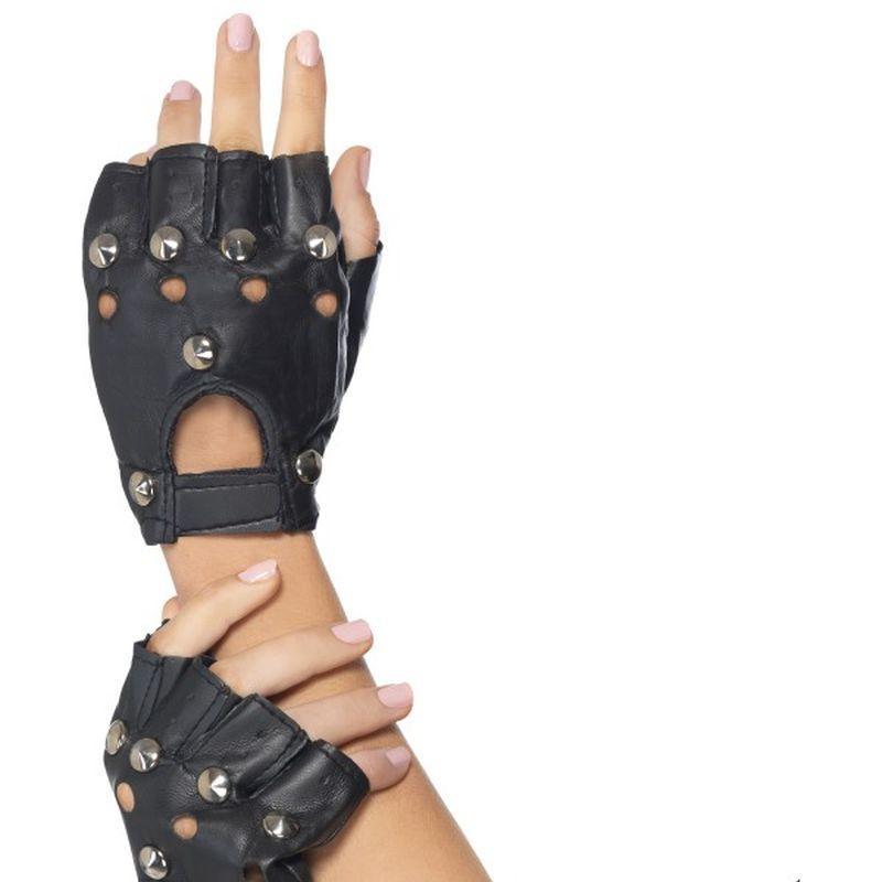 Punk Gloves - One Size Mens Black