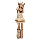 Fever Giraffe Costume Tutu Dress Adult Brown White