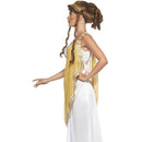 Helen of Troy Costume Adult White Yelllow Dress Tiara