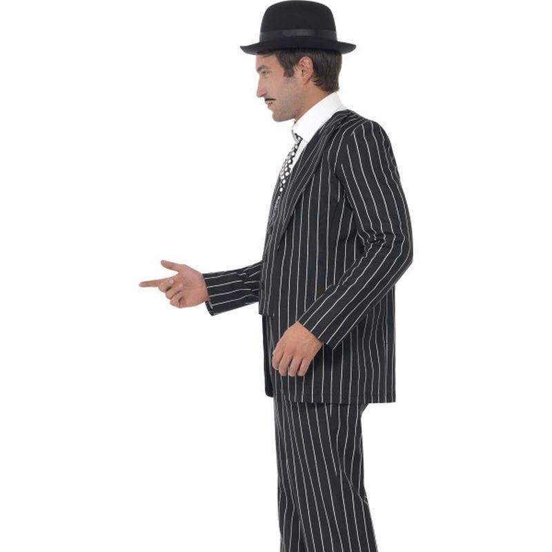 Vintage Gangster Boss Costume Adult Pinstripe Suit
