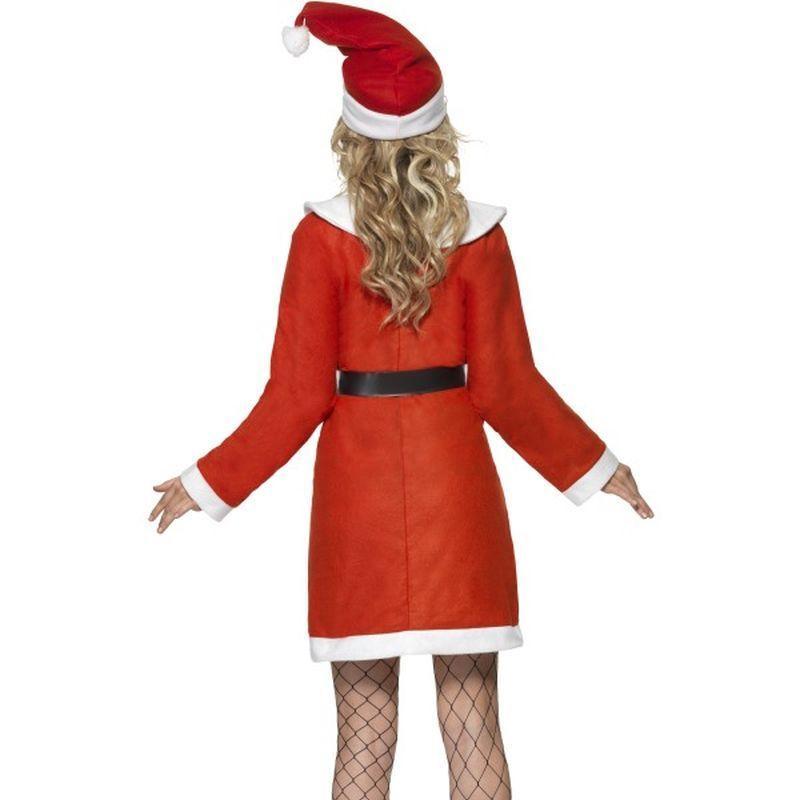 Miss Santa Costume Adult Red White Womens