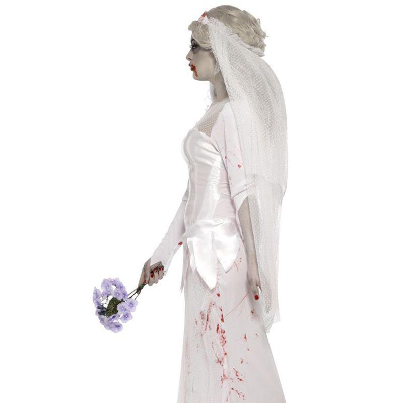 Till Death Do Us Part Zombie Bride Costume Adult White Womens