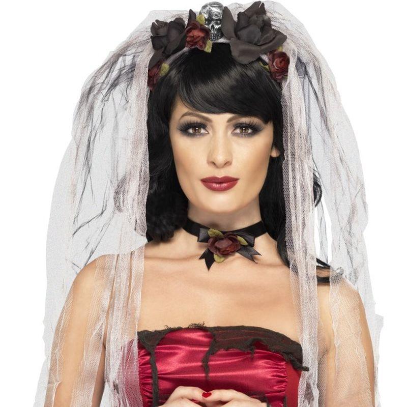 Gothic Bride Kit - One Size Womens Black/White