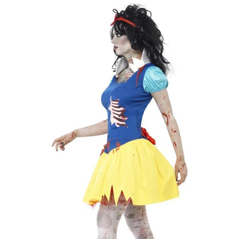 Zombie Snow Fright Costume Adult Blue Yellow Womens