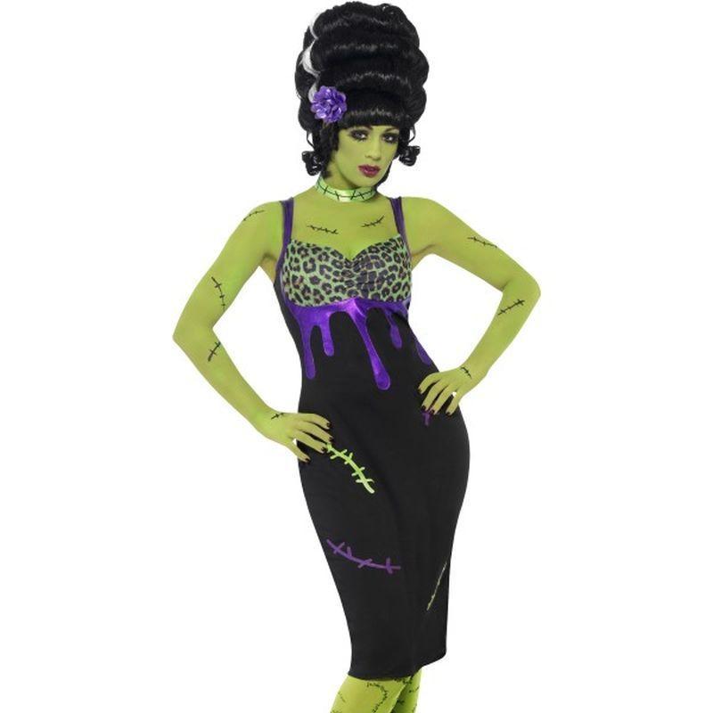 Pin Up Frankie Costume - UK Dress 8-10 Womens Black