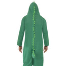 Crocodile Costume Adult Green Onesie With Hood