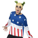 Party Starter Costume - Medium Mens Blue/White/Red