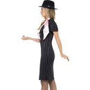 Gangsters Moll Costume Adult Black White
