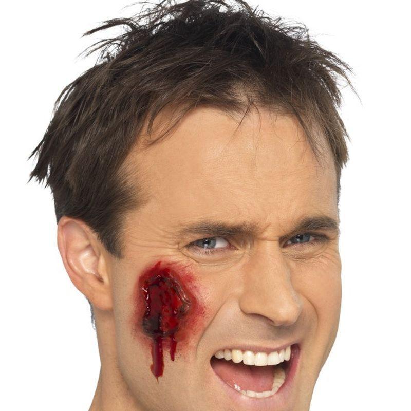 Gory Wounds, Skin Coloured - One Size Mens Red