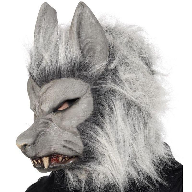 Werewolf Mask - One Size Mens Grey