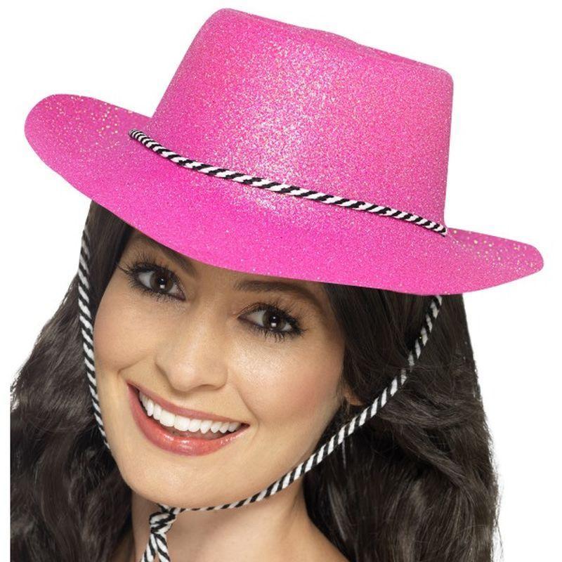 Cowboy Glitter Hat - One Size