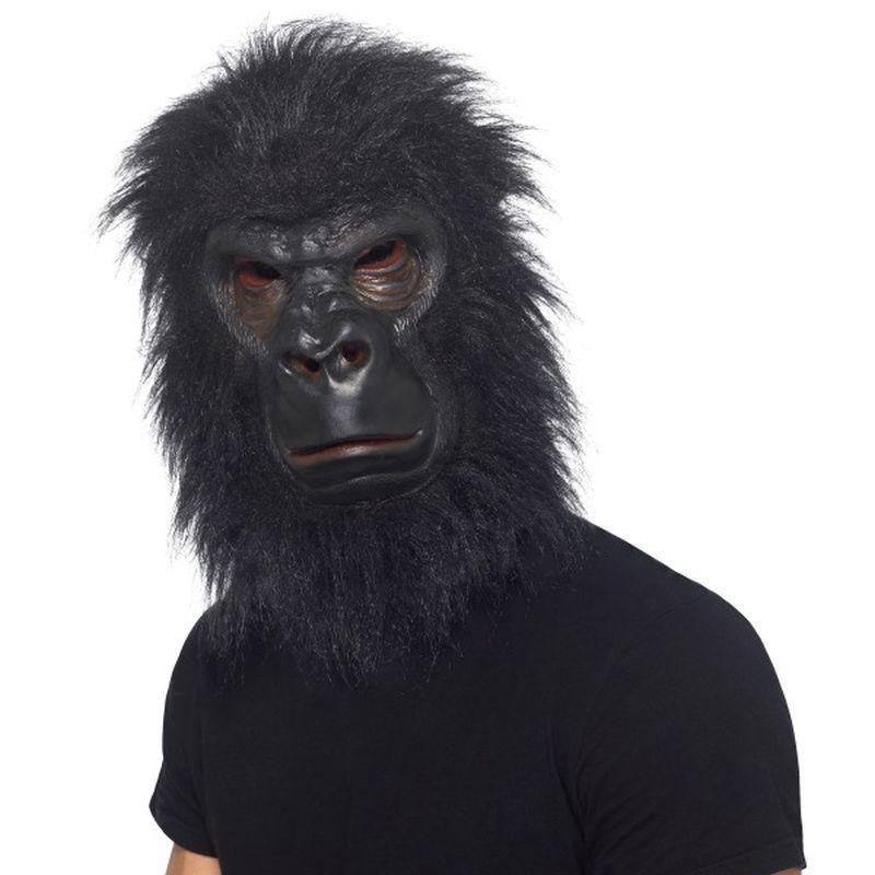 Gorilla Mask - One Size Mens Black
