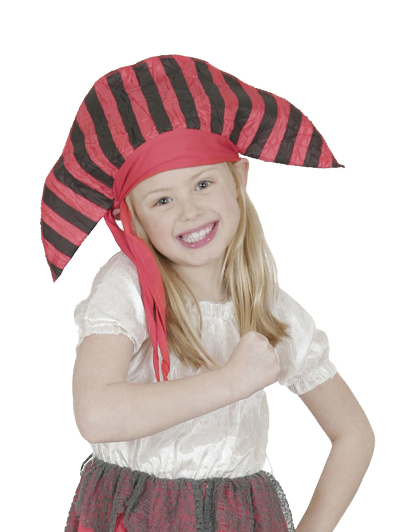 Deckhand Pirate Costume Child Girls Red -2