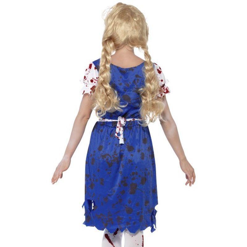 Zombie Bavarian Female Costume Adult Blue White Red Womens