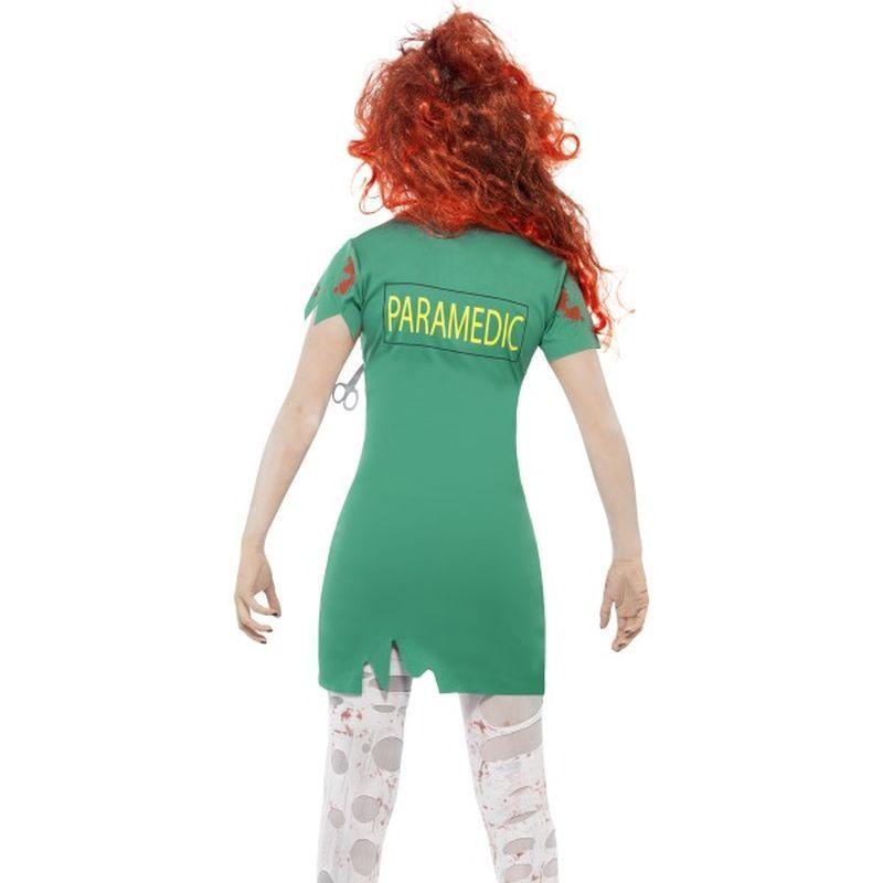 Zombie Scrub Nurse Costume Adult Green Womens
