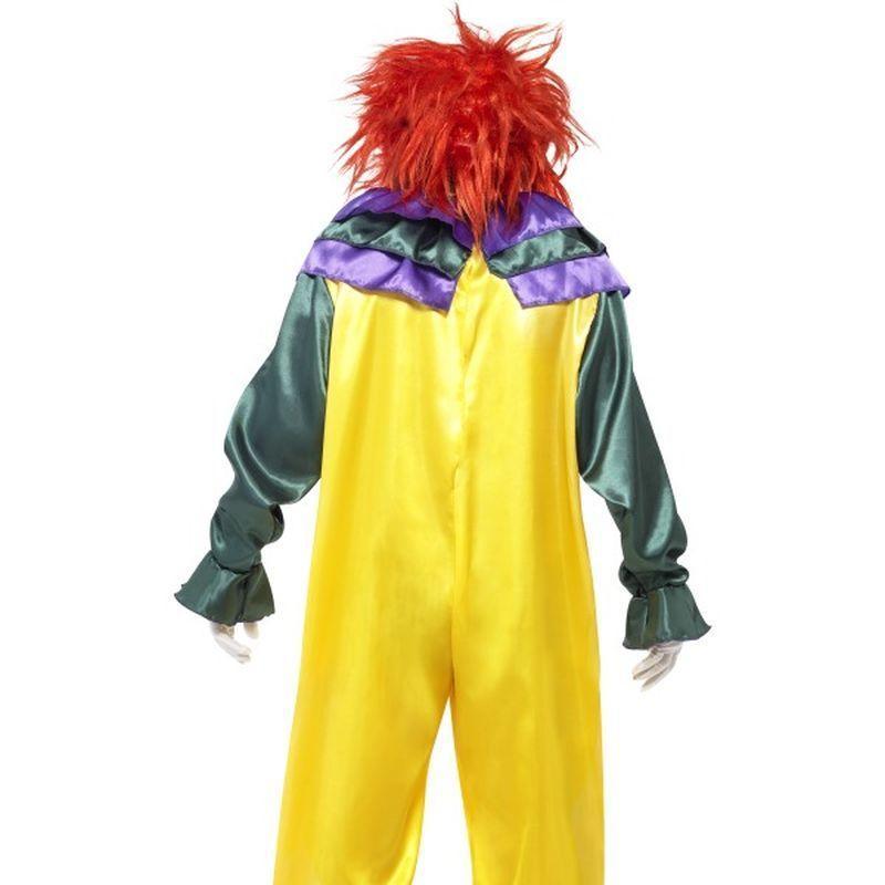 Classic Horror Clown Costume Adult Yellow Mens