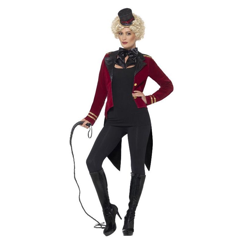 Ringmaster Costume Adult Red Womens