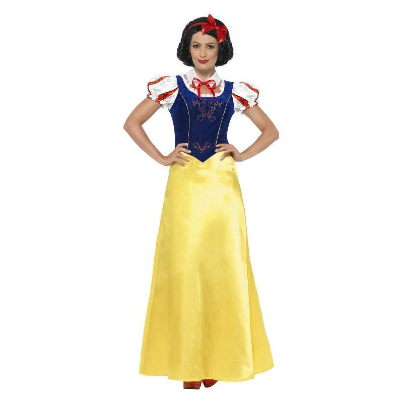 Princess Snow Costume Adult Yellow Womens