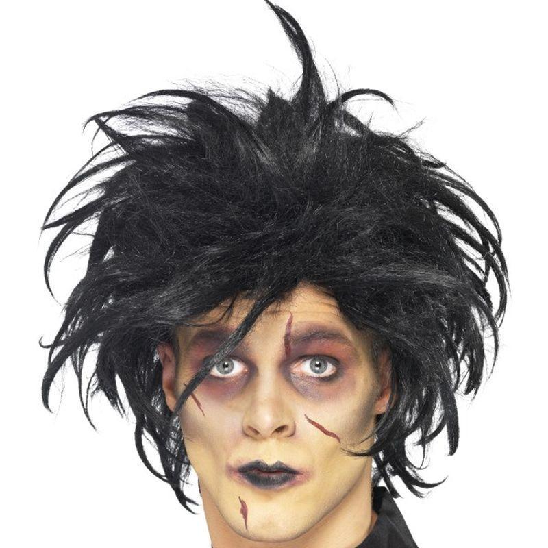 Psycho Wig - Edward Scissorhands - One Size Mens Black