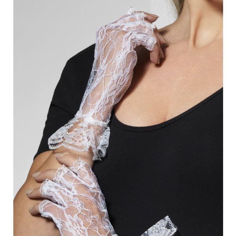 Fingerless Lace Gloves - One Size
