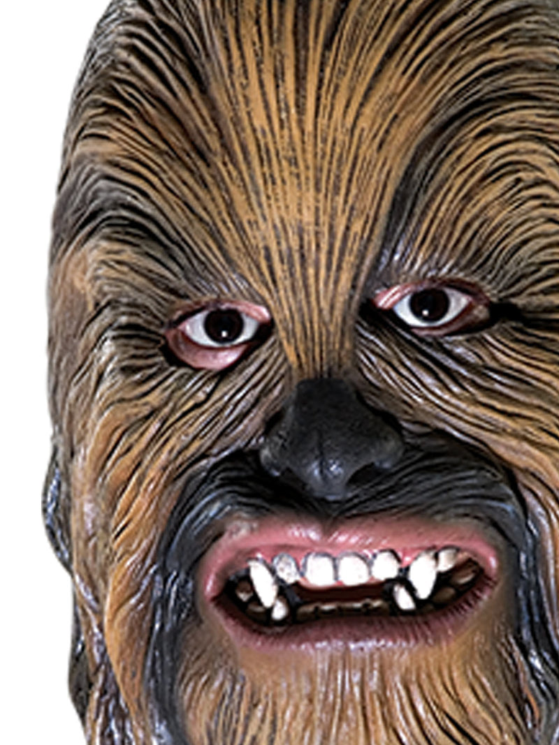 Chewbacca 3 4 Mask Adult Mens Brown -2