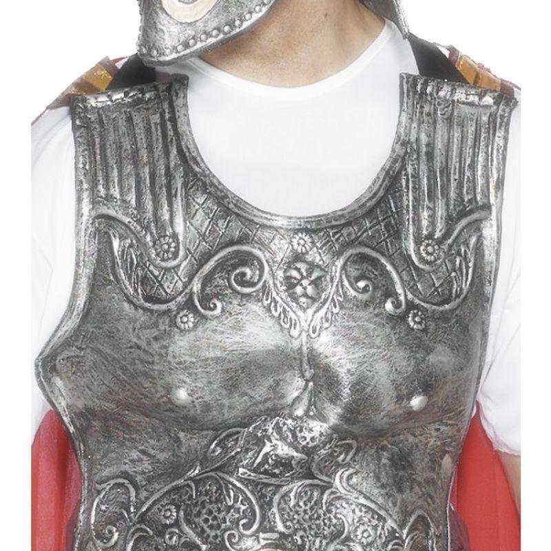 Roman Armour Breastplate - One Size Mens Silver