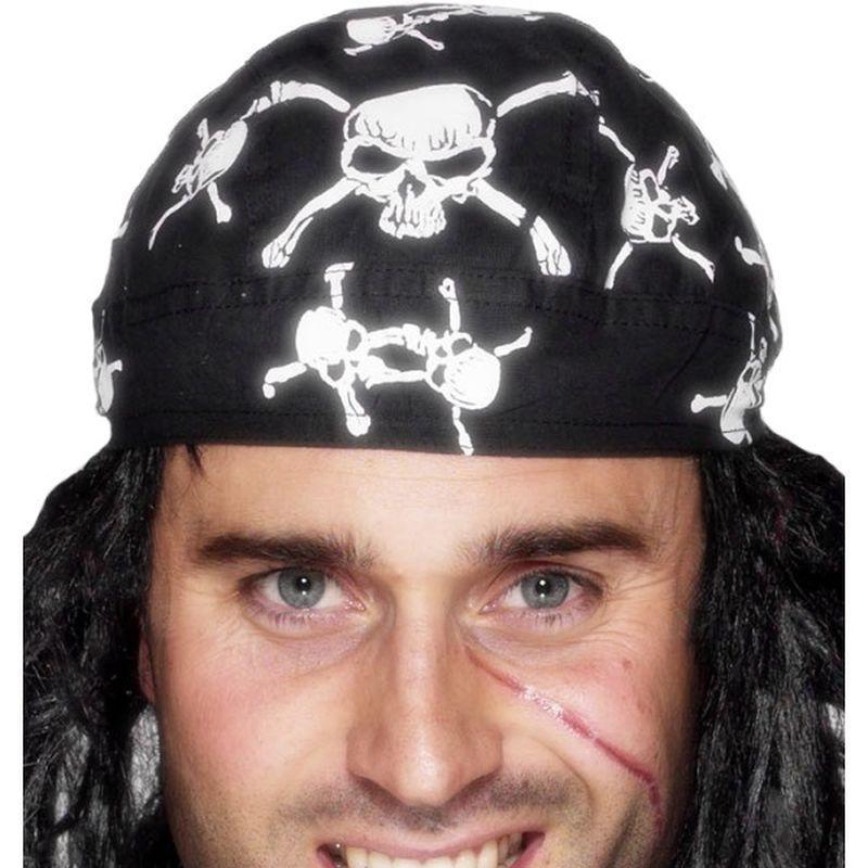 Pirate Bandana, Skull and Crossbones Design - One Size