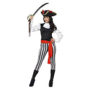 Pirate Lady Costume With Top Adult Black