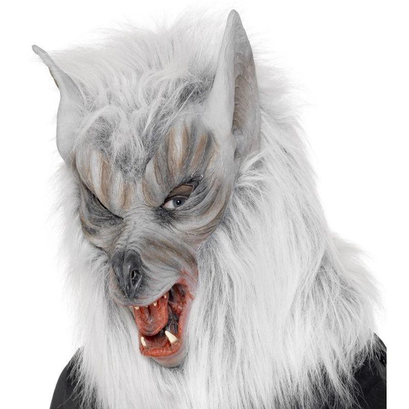 Wolf Mask - One Size Mens Silver
