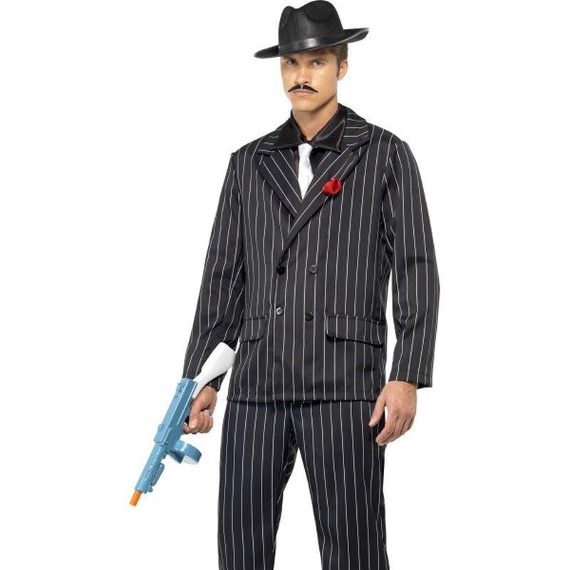 Zoot Suit Costume, Male - Medium Mens Black/White