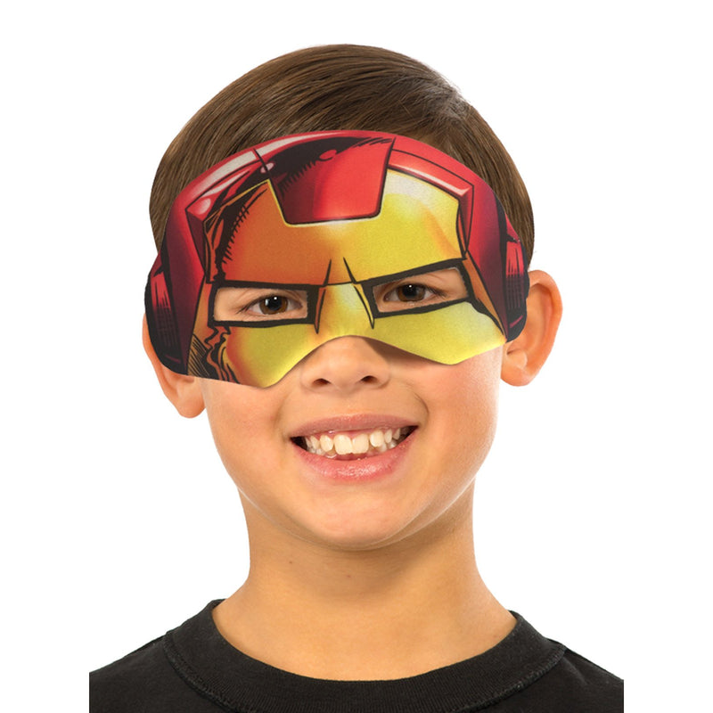 Iron Man Plush Eyemask Child Mens Red