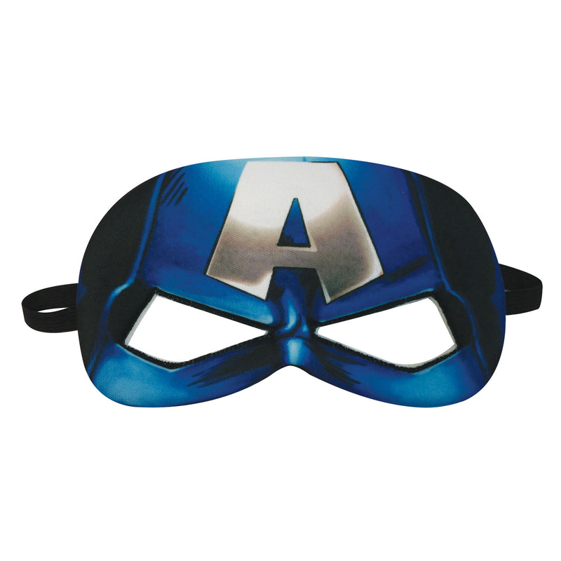 Captain America Plush Eyemask Child Mens Blue