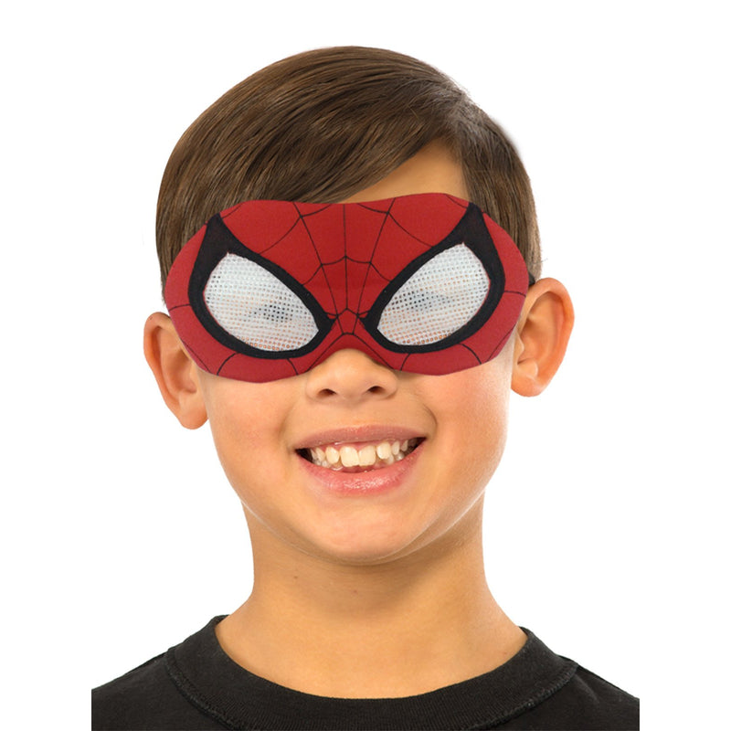 Spider Man Plush Eyemask Child Mens Red