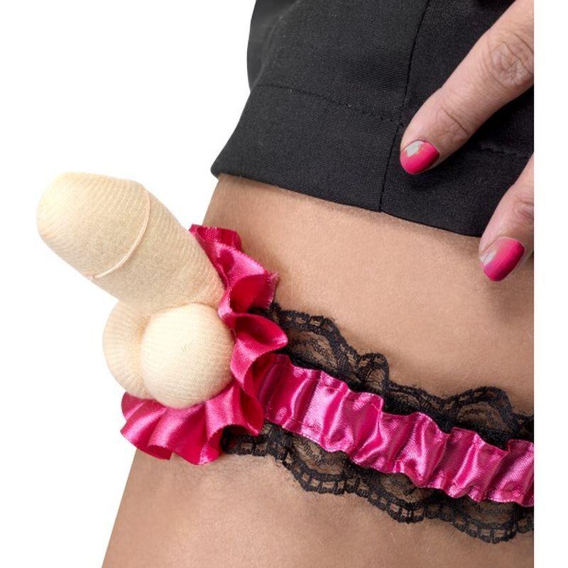 Hen Night Plush Willy Garter - One Size