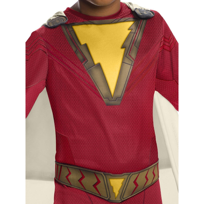 Shazam Classic Costume Boys Red