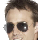 Aviator Specs Adult Silver Unisex -1