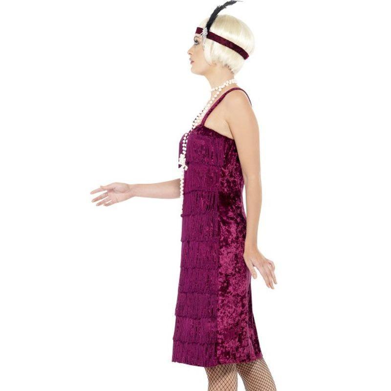 Jazz Flapper Costume Adult Pink Womens