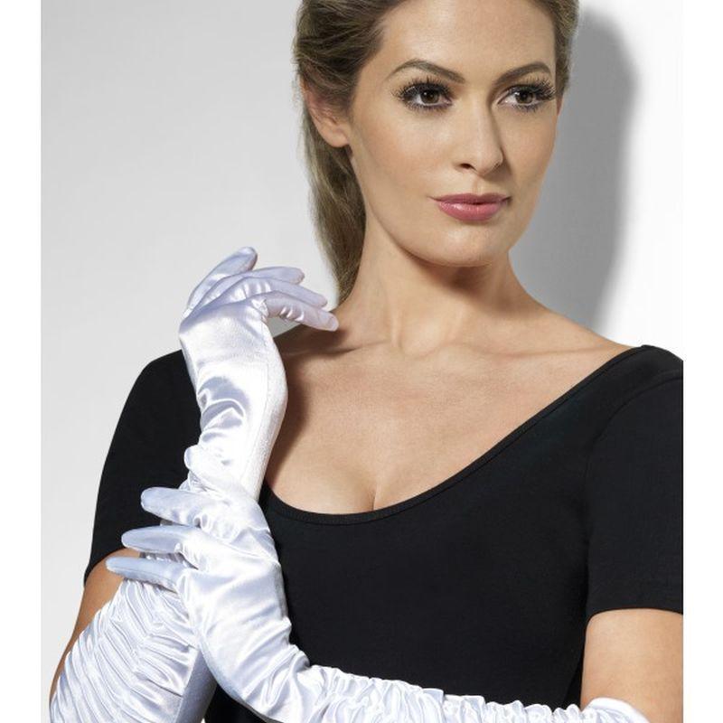 Temptress Gloves White - One Size Womens White