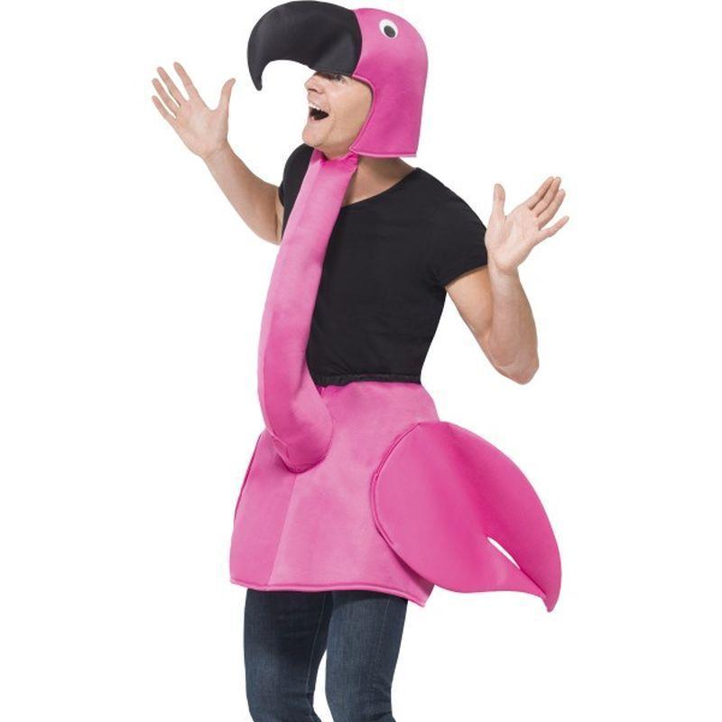 Flamingo Costume Adult Pink Mens -1