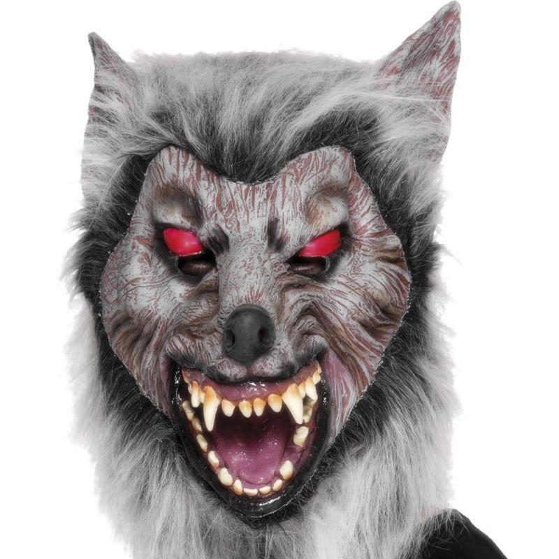 Prowler Wolf Mask - One Size Mens Grey