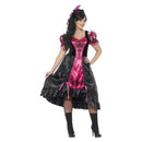 Curves Sassy Saloon Costume Ladies Dress