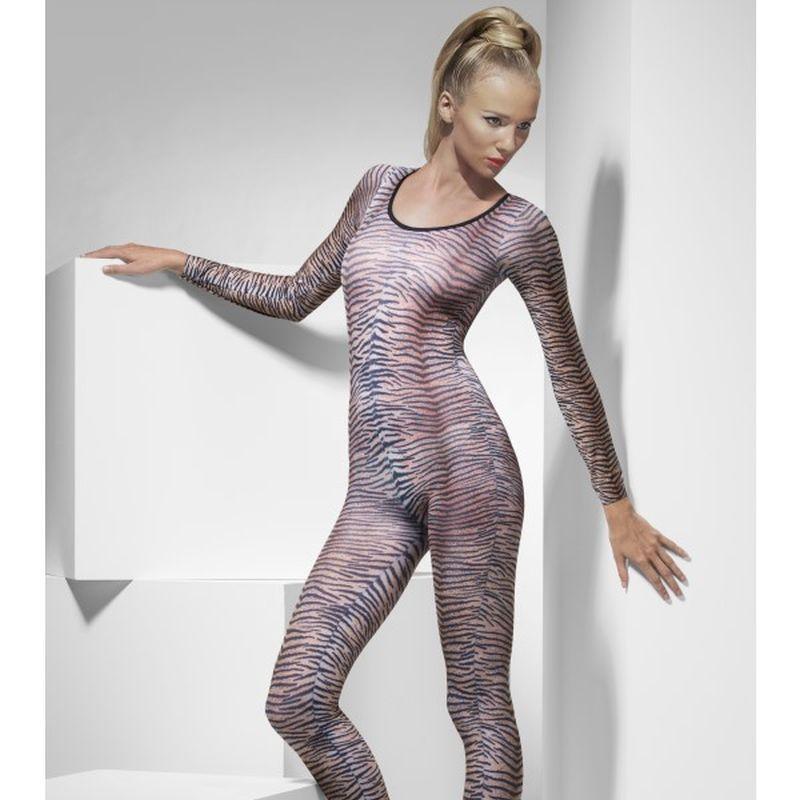 Tiger Print Bodysuit - UK Dress Size 6-14