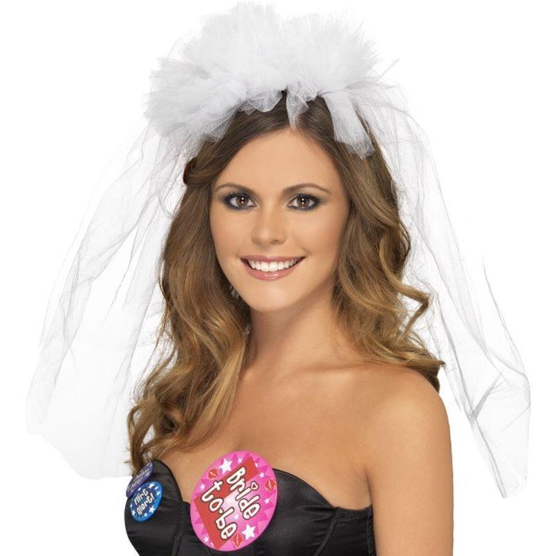 Hen Night Veil on Headband - One Size