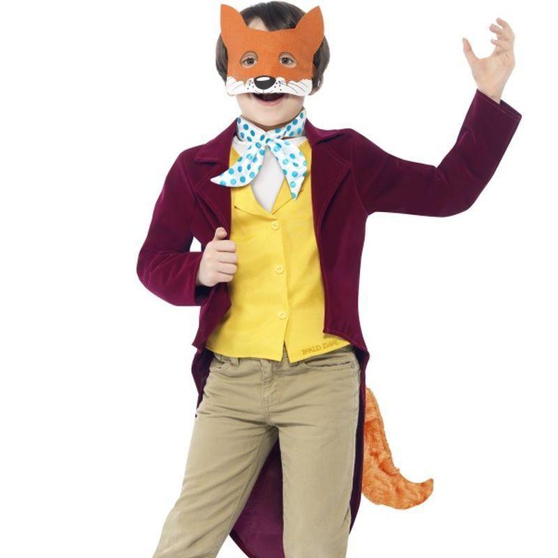 Roald Dahl Fantastic Mr Fox Costume - Medium Age 7-9 Boys Purple/Yellow/Green